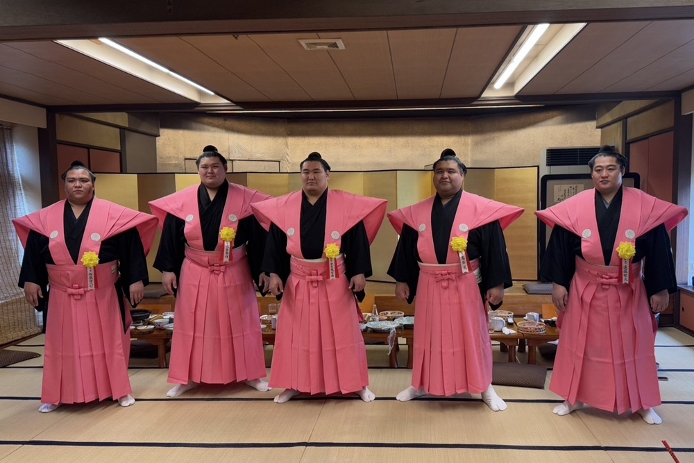 Zapaśnicy na Setsubun