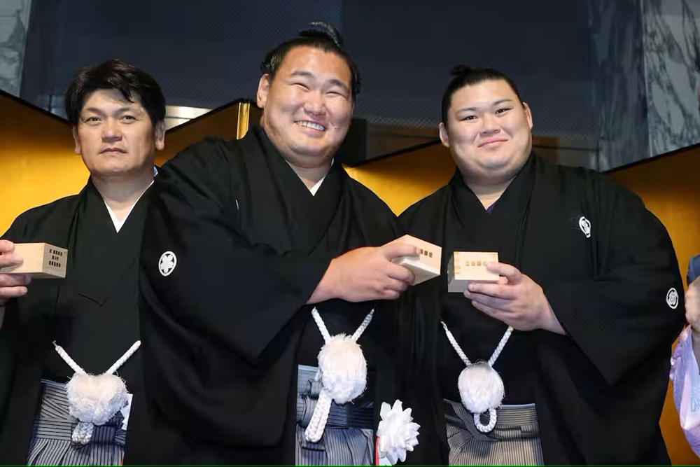 Przyjęcie z okazji promocji Hosoryu na&nbsp;Yokozunę